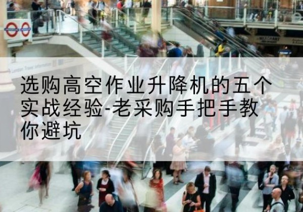 双塔高空作业升降机厂家-选购高空作业升降机的五个实战经验-老采购手把手教你避坑